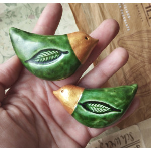 Zestaw gałek szmaragdowych