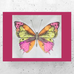 mały plakat z motylkiem, motylek obrazek 21x30, motylek plakat A4, plakat z motylem, obrazek z motylem, motyl plakat, motyl obrazek, boho posters A4, vintage dekoracje do domu