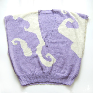 fioletowa kamizelka damska, oversize kamizelka, luźna kamizelka, sweter kamizelka, kamizelka z włóczki, kamizelka ręcznie zrobiona