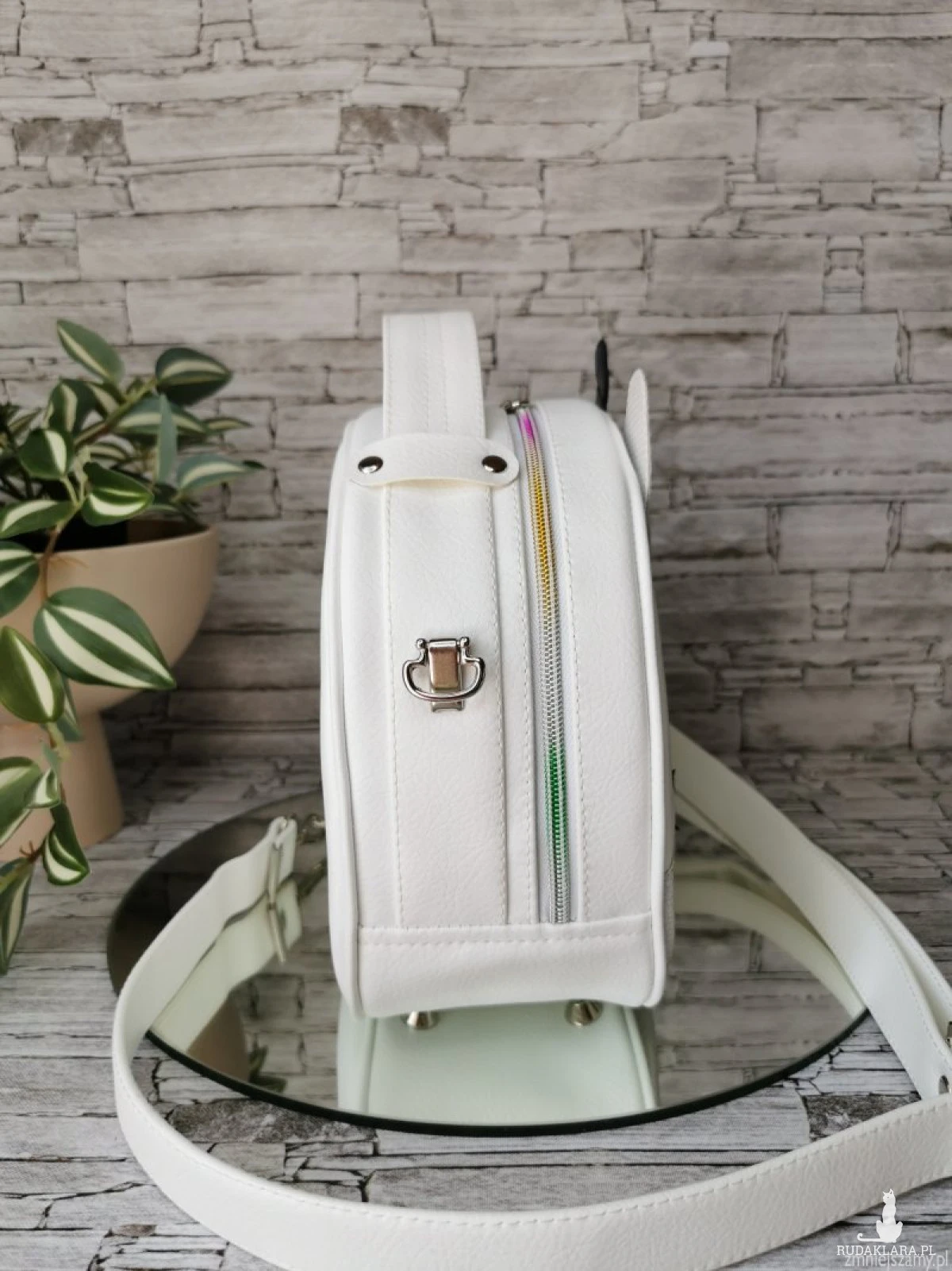 Torebka damska torebka na ramię  kuferek  - jednorożec