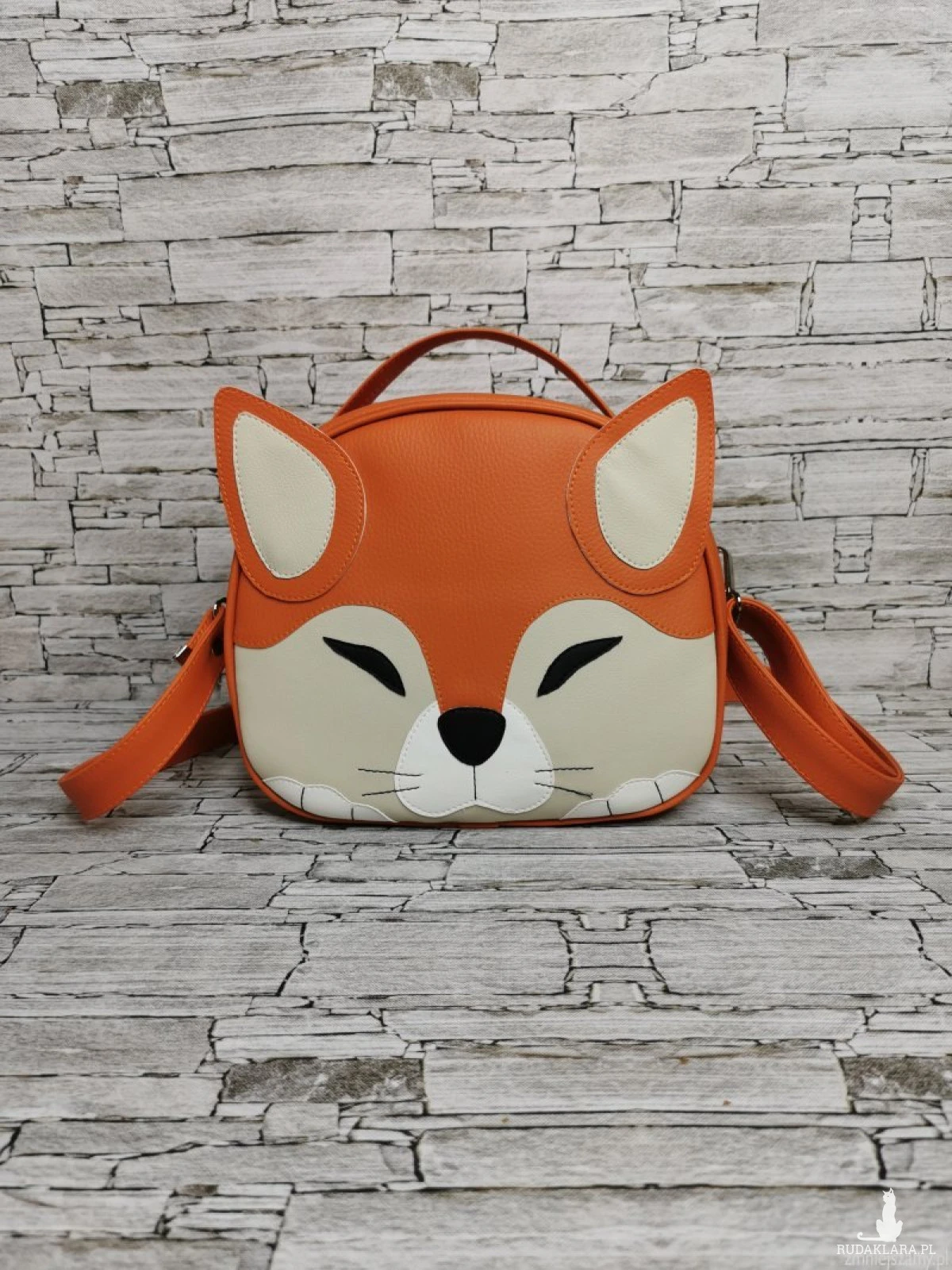 Torebka damska torebka na ramię  kuferek  - lisek