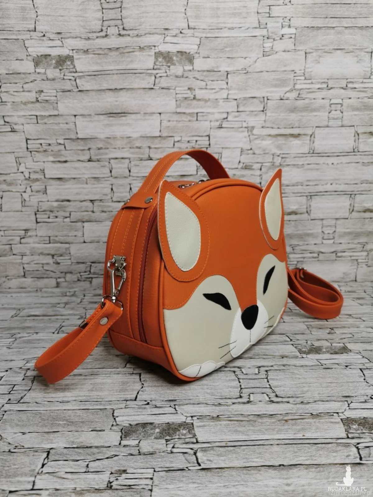 Torebka damska torebka na ramię  kuferek  - lisek