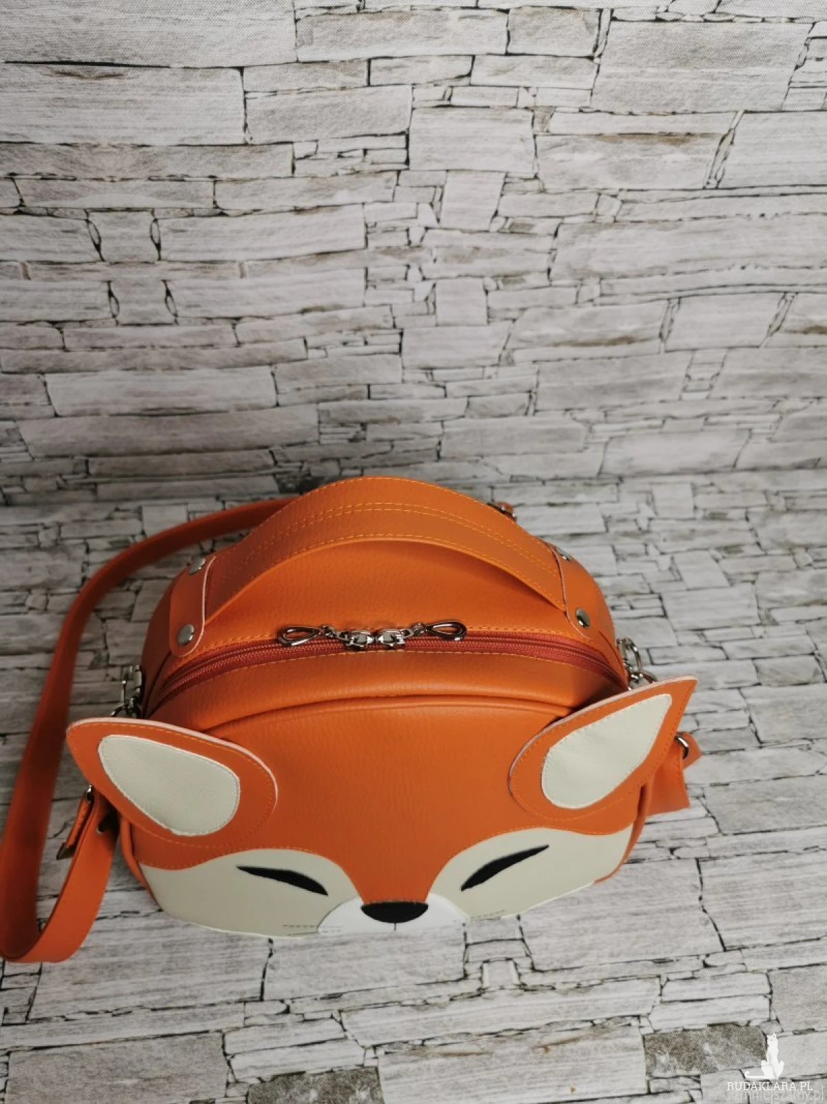 Torebka damska torebka na ramię  kuferek  - lisek