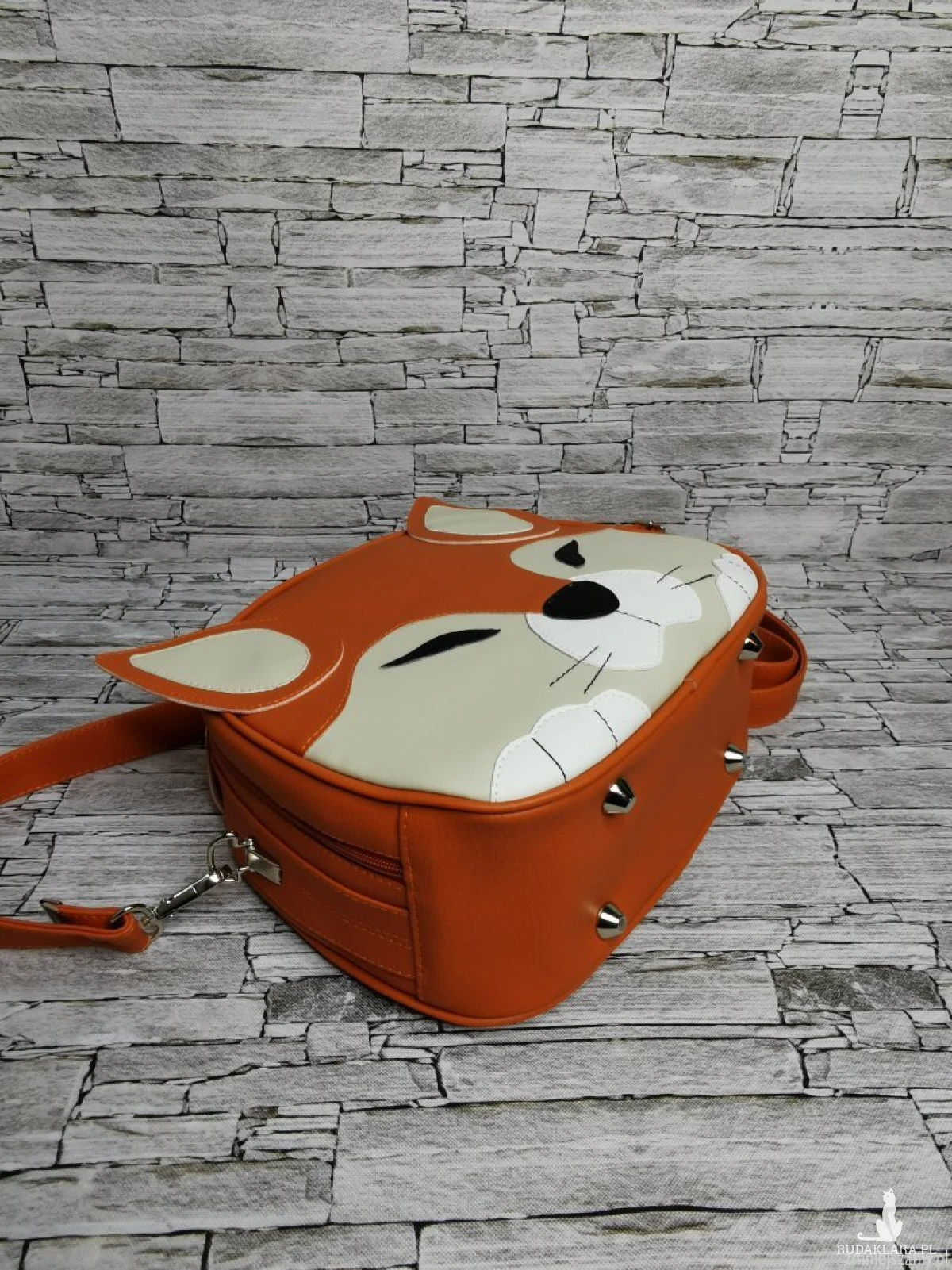 Torebka damska torebka na ramię  kuferek  - lisek