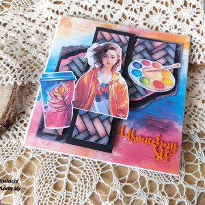 Kartka młodzieżowa /dziewczyna 6