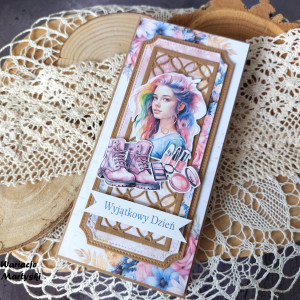 Kartka młodzieżowa /dziewczyna 8 DL