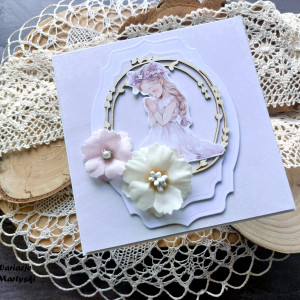 Kartka na komunię dla dziewczynki 3
