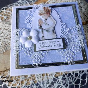 Kartka na komunię dla chłopca 1