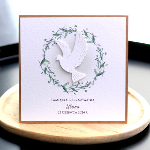 #1 Personalizowana kartka - pamiątka sakramentu bierzmowania