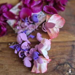 Klipsy kwiaty  lekkie