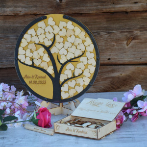 Księga gości księga weselna, Księga weselna w kszktalcie drzewa