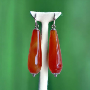 Kolczyki z karneolem