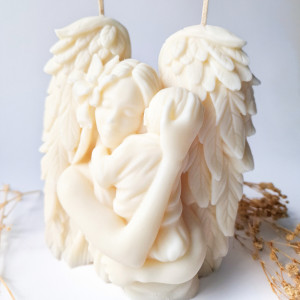 Świeca sojowa Anioł z dzieckiem