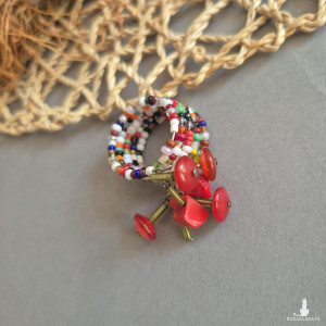 Duzy  pierścionek regulowany