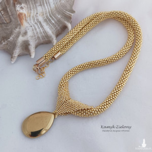 Naszyjnik Starlight ze złotym hematytem