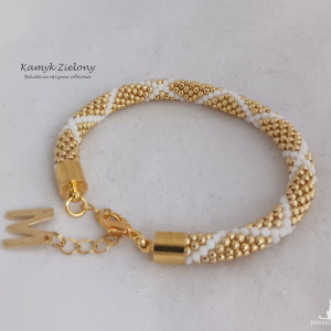 Bransoletka z literką "M"