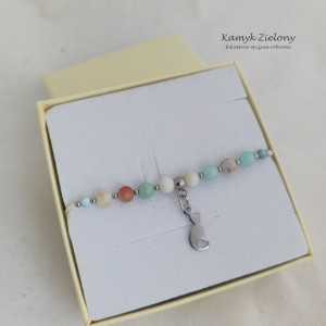 Bransoletka z kamieni naturalnych - morganit