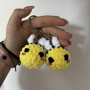 Pszczółka brelok breloczek prezent dla dzieci przedszkole