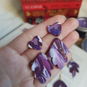 Kolczyki wkrętki serca