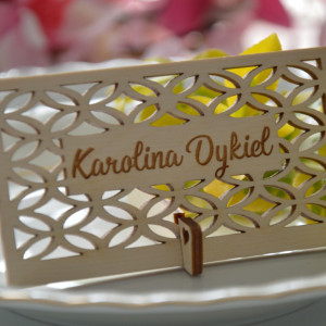 Winietki ślubne , Winietki ślubne na stół, Winietki ślubne na stół weselny