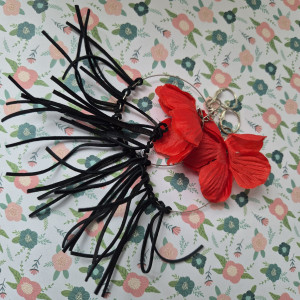 Kolczyki  kwiaty  lekkie