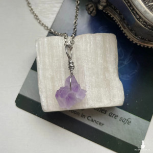 Naszyjnik AMETYST, stal chirurgiczna