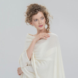 Szal ślubny - merino