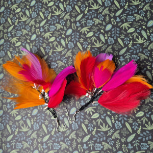 Kolczyki pióra lekkie