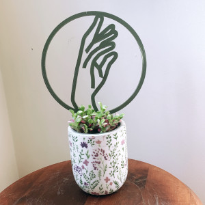 Podpórka do roślin dłoń podpora do kwiatów