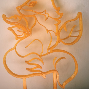 Dekoracyjna podpora do kwiatów Lis