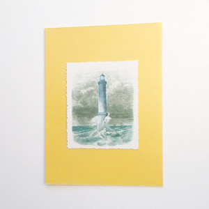 żółta kartka okolicznościowa, żeglarska kartka dla chłopaka, kartka na 18, męska kartka, kartka na wieczór kawalerski, kartka dla mężczyzny, morze kartka z latarnią morską, fajne kartki