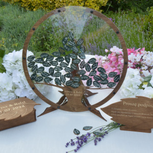 Księga gości księga weselna, Księga weselna w kszktalcie drzewa