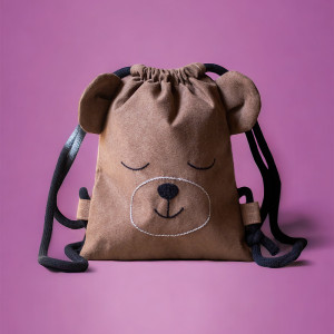 Workoplecak dla malucha brązowy miś