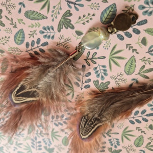 Klipsy piora lekkie dlugie