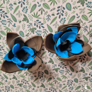 Kolczyki lekkie kwiaty