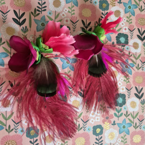 Kolczyki lekkie dlugie piora