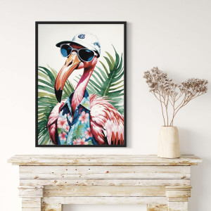 Plakat fine art Flaming Hawajach