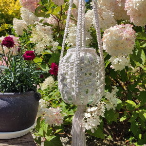 Zwisający lampion w stylu Boho