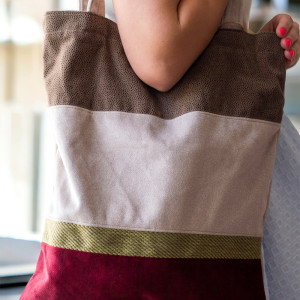 Patchworkowa shopperka damska