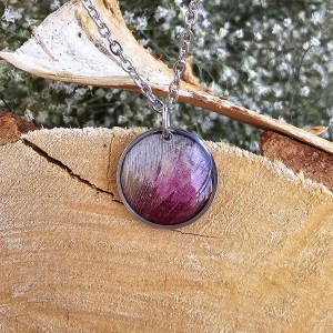 Tulipanowy bukiet srebrna zawieszka srebrny wisiorek naszyjnik żywica z żywicy kwiaty z kwiatami retro naturalna dziewczęca kobieca tulipan tulipany tulipanami