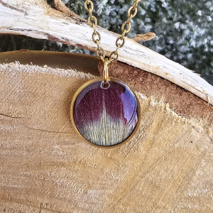 Tulipanowy bukiet złota zawieszka złoty wisiorek naszyjnik żywica z żywicy kwiaty z kwiatami retro naturalna dziewczęca kobieca tulipan tulipany tulipanami