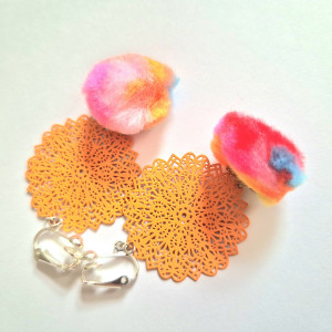 Klipsy ażurowe  lekkie