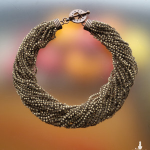 Naszyjnik Koralikowe Zloto  nasz24.52