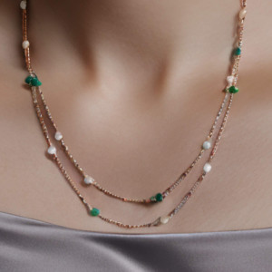 Naszyjnik z kryształkami