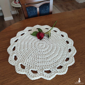 Podkładka szydełkowa ze sznurka 50cm