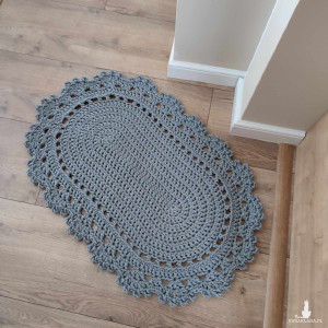 Dywan owalny ze sznurka 55cmx90cm