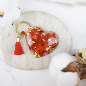 Duży Brelok Bukiet z Serca