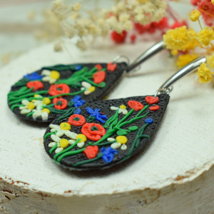 Kolczyki wiszące Polne Kwiaty