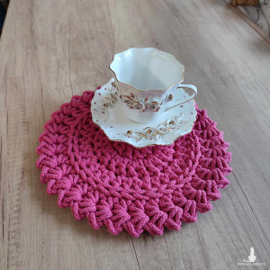 Podkładka pod kubki ze sznurka 26cm