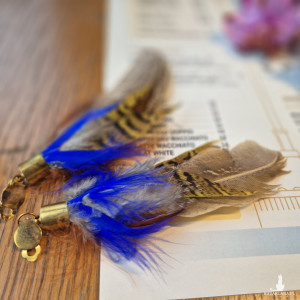 Klipsy piora lekkie dlugie